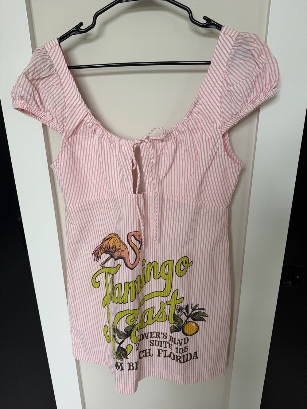 ANTHROPOLOGIE CELANDINE SCOOP-NECK FRONT TIE MINI
DRESS - Picture 5 of 17